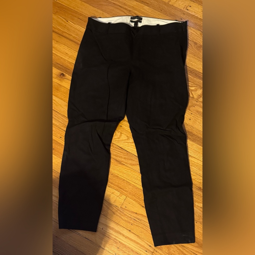 Black J. Crew Minnie Slacks